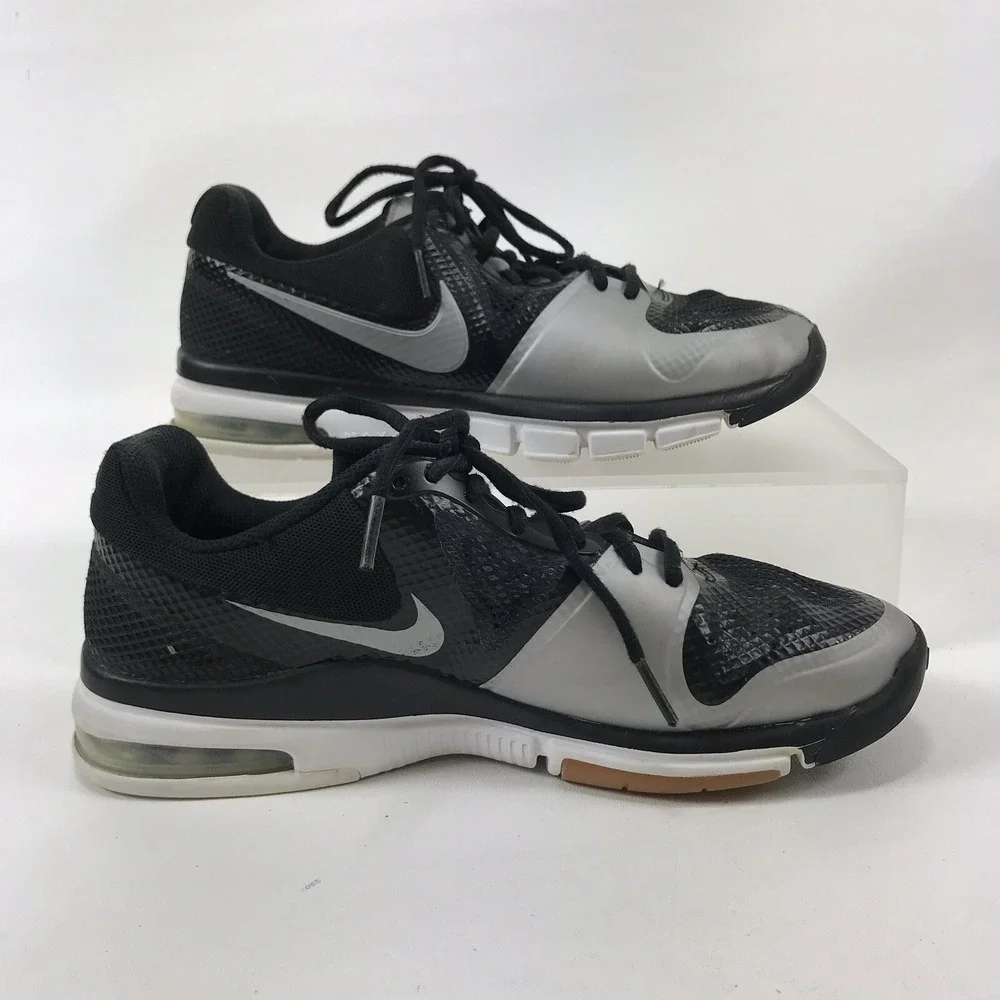Nike Air Extreme Volley Black Silver Volleyball Shoes 442249-001 Women 9 EU 40.5